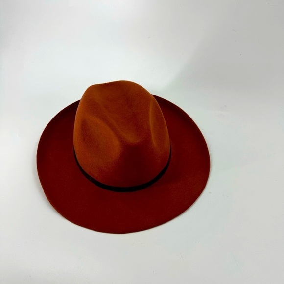NWT Duran’s Terracotta 100% Wool Boho Fedora Hat - Picture 2 of 14
